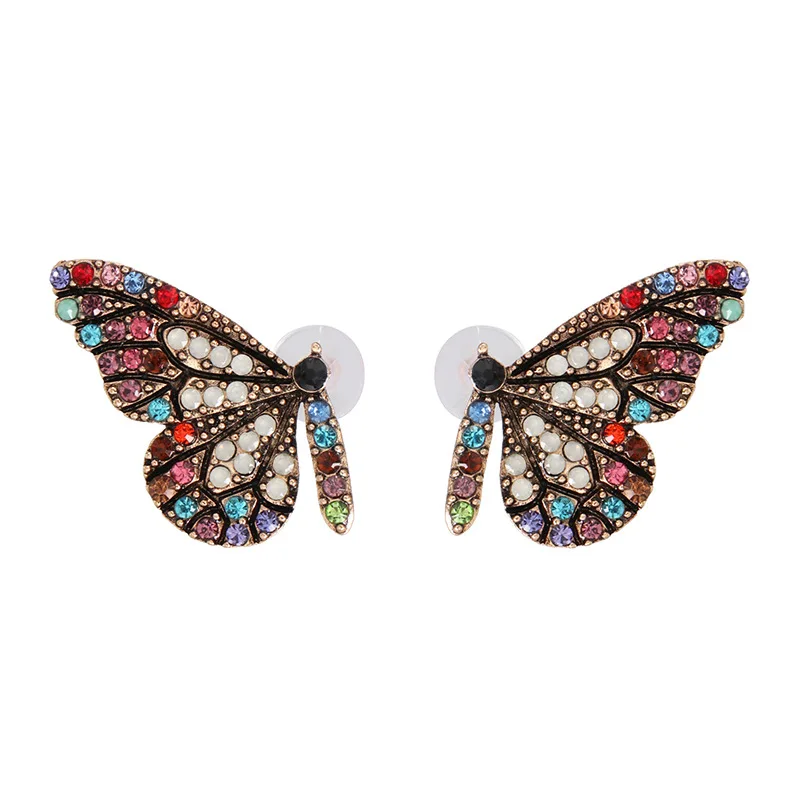 2022 noi doamnelor picură fluture cercei de cristal moda bijuterii cercei 2
