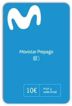 Cartela Sim prepaid Movistar Spania nou cu 10 de Echilibru, activarea cu datele tale