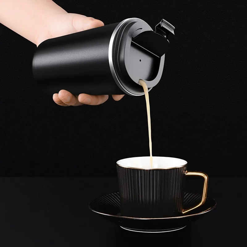 Din Oțel Inoxidabil Izolat Cana De Cafea Cu Capac Reutilizabile Fierbinte Cafeaua Cu Cana Spill-Proof Apă Pahare Sticla Pentru A Călători Cana De Cafea