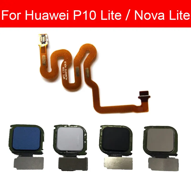 Senzor de amprentă digitală Button Acasă Cablu Flex Pentru Huawei P10 Lite/Nova Lite PRA-LX2 S-L03T S-LX1 Meniu Touch ID Flex Panglică