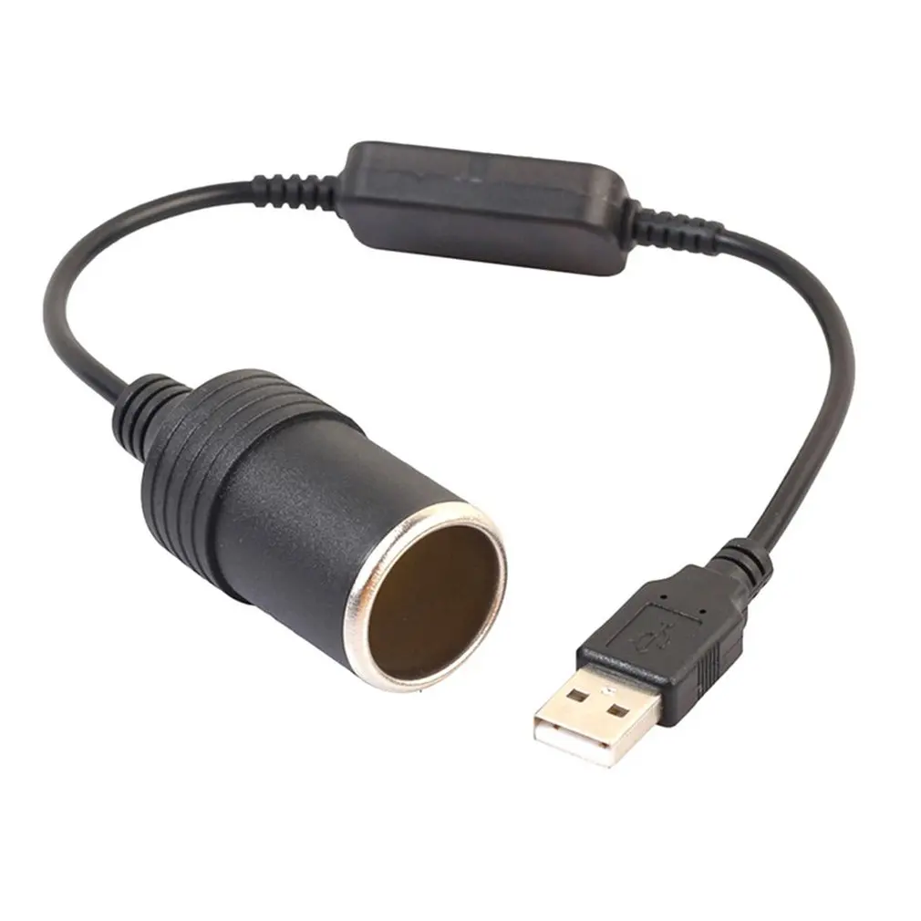 5V 2A USB de sex Masculin la 12V Soclu Bricheta Auto Cablu Convertor Adaptor pentru DVR Auto-incarcator Electronice Auto Accesorii 3