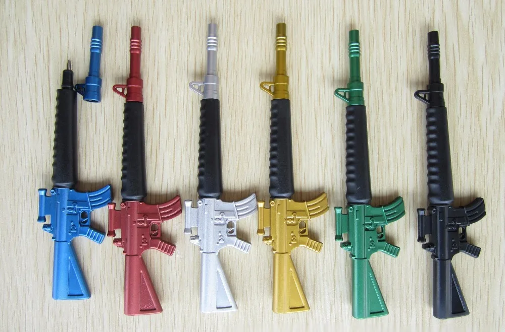 5pcs/lot Noutate pistol de jucărie pix ca scoala staționare , pistol mitralieră pen ca premiu pen pentru baieti