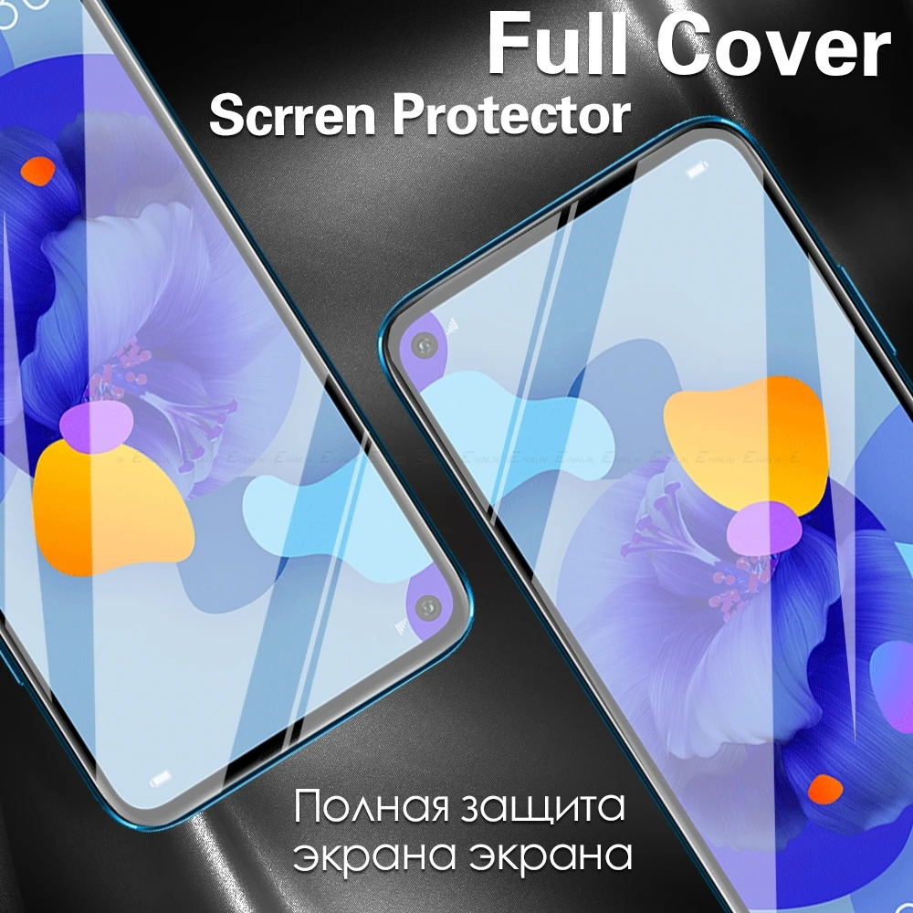 Pentru Huawei Nova 7 7i 8i 6 SE 5G 5Z 5T 5i 5 Pro 4e 3i 3e 3 Lite Plus Temperat Pahar Ecran Protector Complet Capacul de Protecție de Film 1
