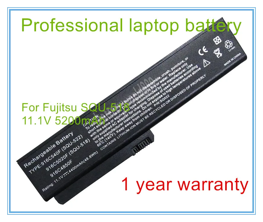6 celule SQU-518 baterie Laptop Pentru Pro 564E1GB V3205 3UR18650F-2-QC12W 916C4850F 916C5030F SQU-522 B-FJU518LH