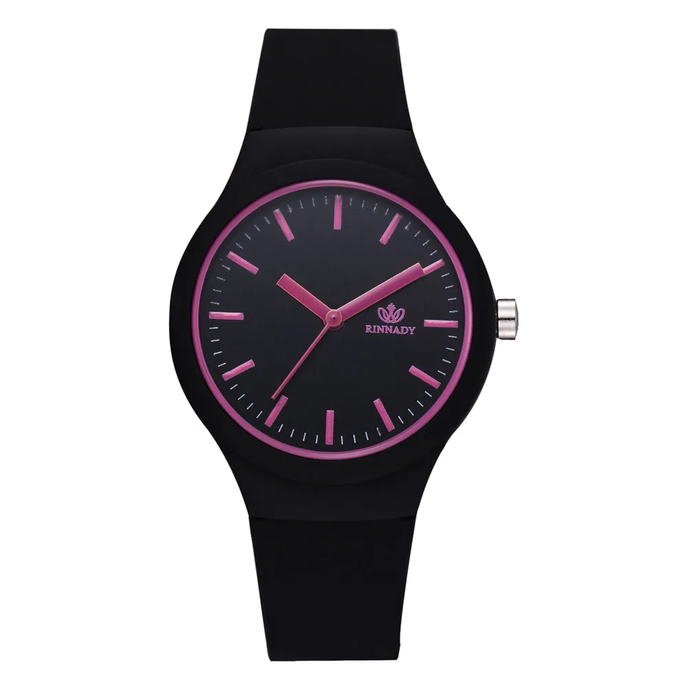 Doamnelor Solid Model de Ceas de mână Ceas Silicon Curea pentru Femei de Moda Ceasuri Casual 2019 Ceas reloj mujer zegarek damski Q 4