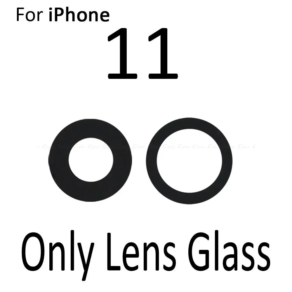 5pcs Spate aparat de Fotografiat Lentilă aparat de Fotografiat din Spate Lentile de Sticlă Cu 3M Autocolant Pentru iPhone 6 6S 7 8 Plus X XS 11 12 mini-12 Pro Max Piese de schimb