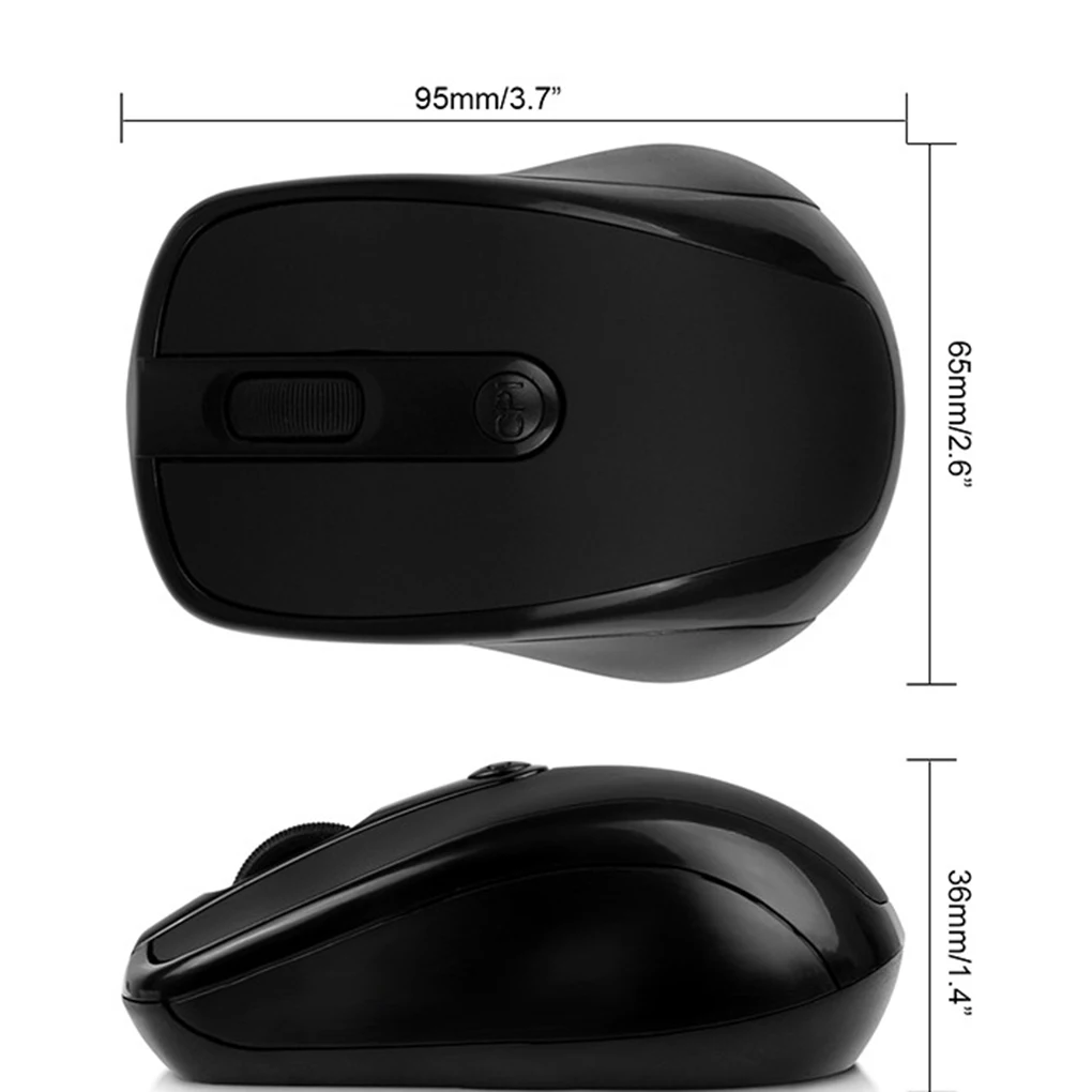 Fierbinte de Vânzare 2.4 Ghz Wireless Mouse-ul 1600DPI Reglabil Biroul de Acasă Joc pe Calculator Gaming Optic fără Fir Soareci