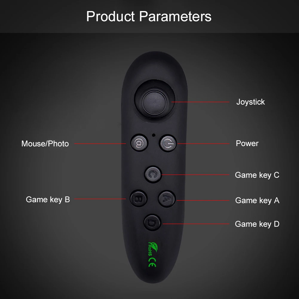 VR PARC Y1 VR de la Distanță Controler Gamepad Control VR Joc Video Selfie Flip E-Book PPT Mouse-ul pentru VR Headest Telefon Tableta 1