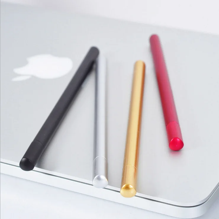 1buc Simplu Creativ Triunghi Metalic Polul Neutru Pen Negru Roșu Semnătura Pen