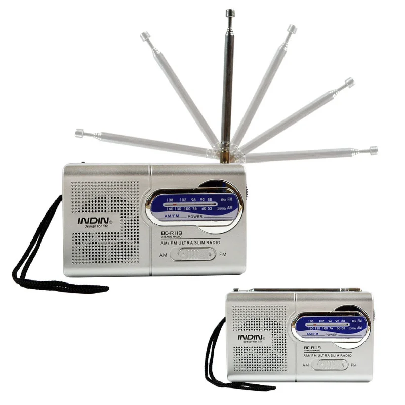 Bc-r119 Portabil AM / FM radio de buzunar digital sunt 87-108mhz fm52-160khz radio multifunctional mini aparat pentru persoanele în vârstă
