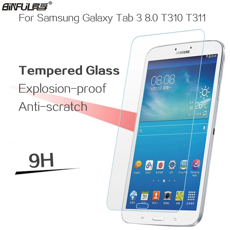 Temperat Pahar Ecran Protector Pentru Samsung Galaxy Tab 3 8.0 T310 T311 Tableta Parbrize Folie De Protectie