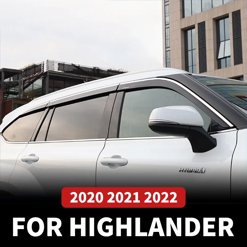 Windows Cu Ploaie Și Uneltele de Ploaie, Ferestre Luminoase, Cu Ploaie de Viteze Pentru Toyota Highlander XU70 Refit 2020 2021 2022 Accesorii Auto