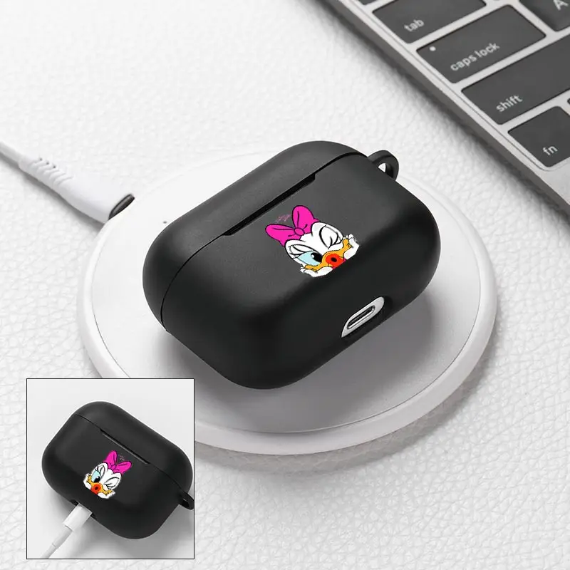 Disney Donald Duck Amuzant Cască Caz Pentru Apple Airpods Pro Silicon Moale Wireless Bluetooth Pentru Căști De Protecție Acoperă