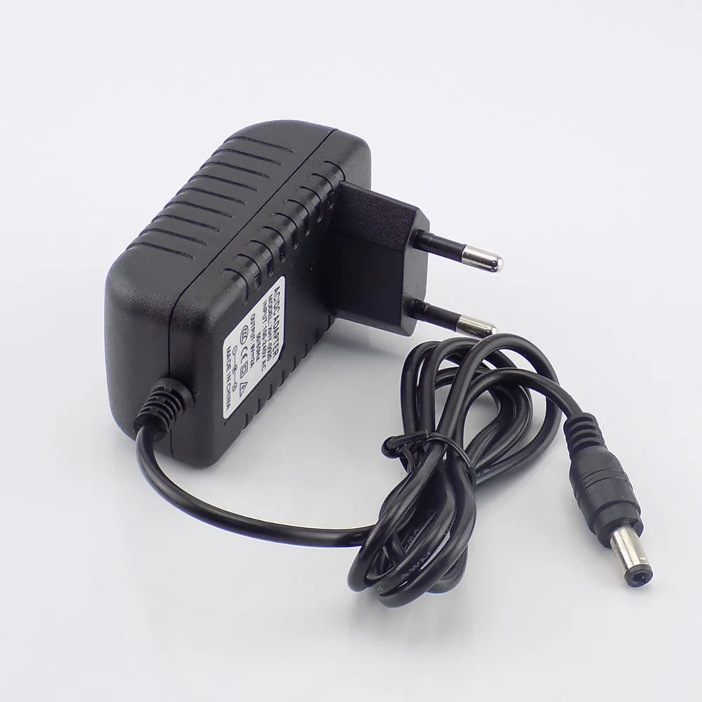 Adaptor de alimentare de 9V 2A 2000 ma 5.5x2.1mm 5.5x2.5mm 1M cablu de alimentare UE NE-adaptor AC 100V-240V Adaptor Convertor 5