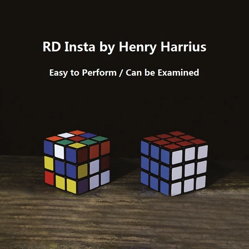 Magic Cube RD Insta De Henry Harrius (Truc) Mentalism Magie Strada Iluzie Trucuri Magice elemente de Recuzită,Trucuri Cele MAI VIZUALE Cub