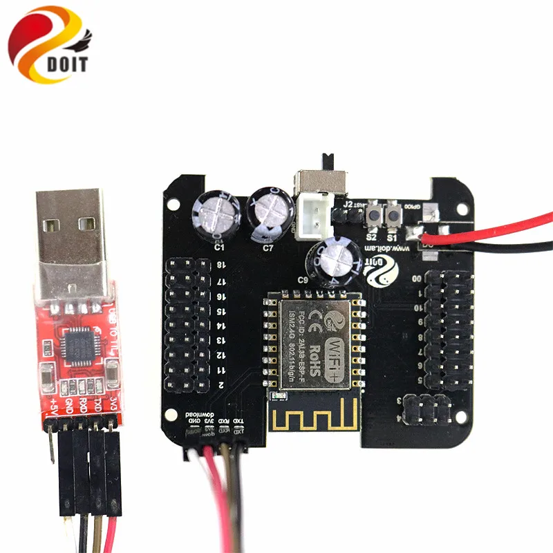 Robot umanoid Placa de Control compatibil cu plen2 destula 2+CP2102 USB 2.0 to UART TTL Module Conector Serial Converter firmware