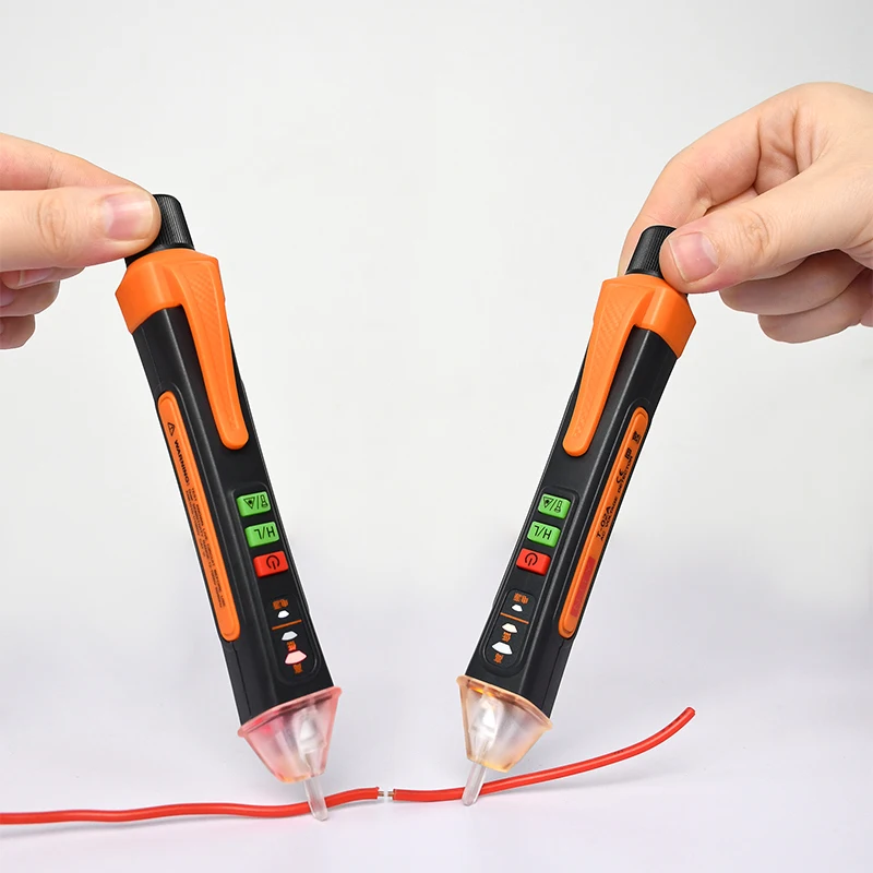 Smart Non-Contact Tester de Tensiune 12-1000V Tensiune AC Detector de Metru Tester Pen Sunet de Alarmă Lumină Indicator Cu laser Infraroșu