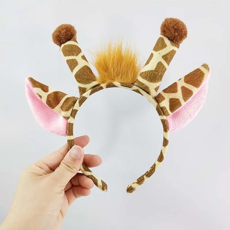 Minunat Girafa Bentita Creative Păr Chic Cerc de Crăciun banda de Susținere Accesorii de Par Femei Fete de Halloween Drăguț Banda Cerb 4