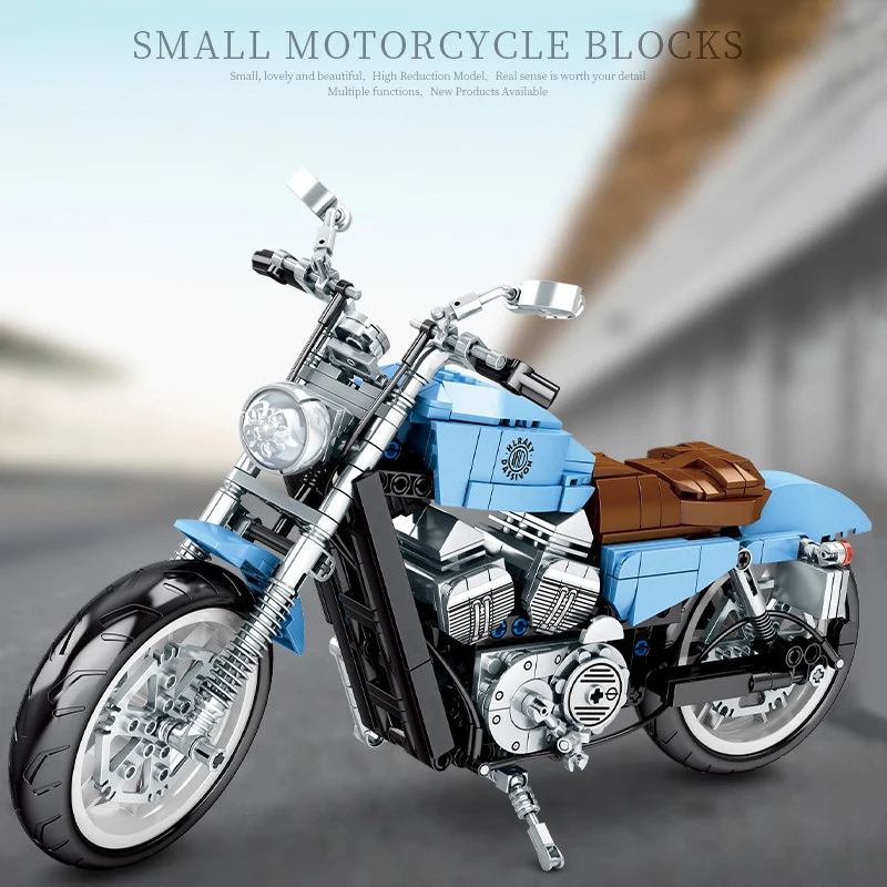 SEMBO 701714 Mecanice Uragan Motocicleta Blocurile Orașului Off-road de Curse de Motociclete Vehicule Model Cărămizi Cadouri Jucarii