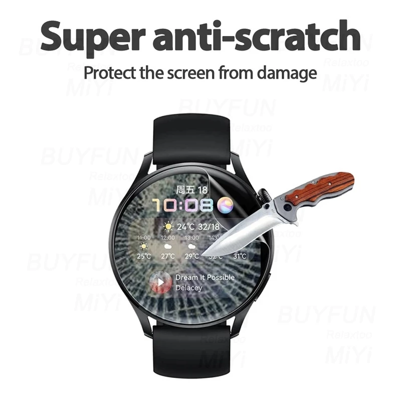 3-12BUC 9D Curbat Hidrogel Film Pentru Huawei Watch GT 3 Smartwatch Ecran Protector de Sticlă Nu Pe Hauwei GT3 46MM 42MM 46 42 MM