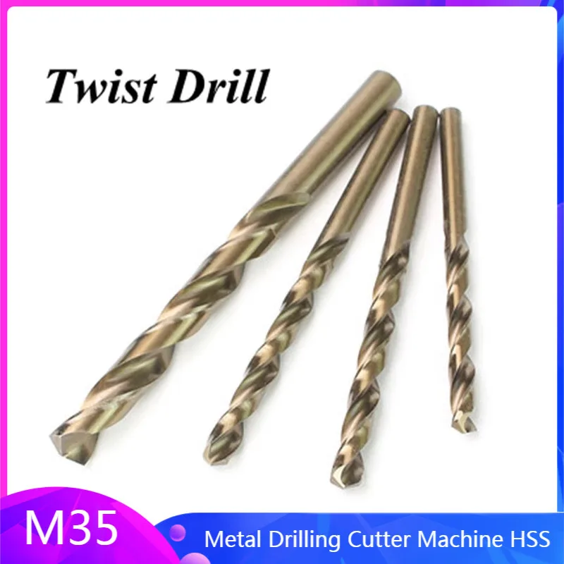 Cobalt din Oțel de Mare Viteză Twist Drill Bit Setat M35 din Oțel Inoxidabil Instrument Accesorii pentru Foraj de Metal Cutter Mașină HSS 5