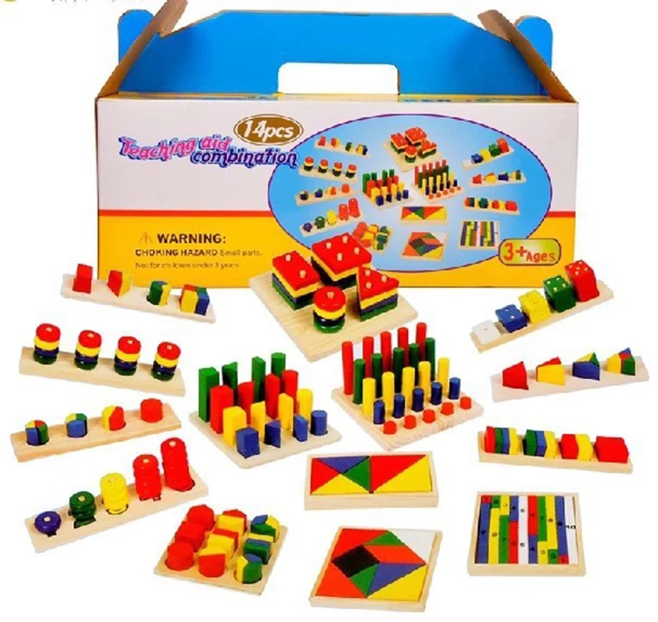 Montessori pentru copil pentru Copii jucarii educative jucarii din lemn cadouri 1