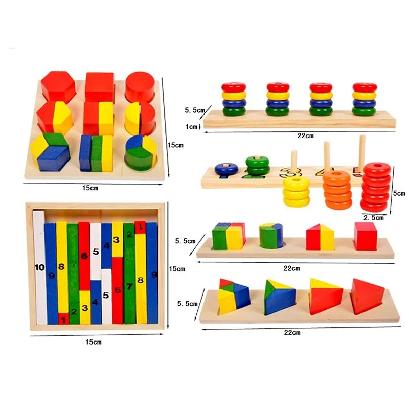 Montessori pentru copil pentru Copii jucarii educative jucarii din lemn cadouri 5