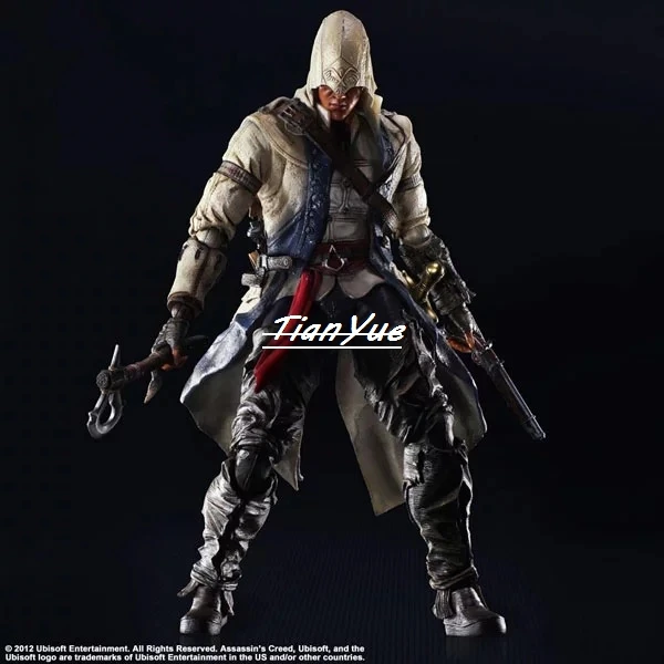 JUCA ARTE Assassin ' s Creed III Connor Kenway Personaj de Film de Acțiune Figura Jucarii Model 27cm