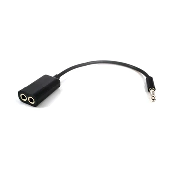 1/2/5Pcs 2 Mod Stereo de 3,5 mm Căști Audio Splitter Adaptor AUX 1 la 2 Hub MP3 Muzica Schimbul de Cablu pentru Difuzor iPhone Xiaomi