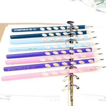1 buc HB Kawaii din Lemn Creioane Creative Gaura Creion Pentru Copii Cadouri Scoala Rechizite de Birou Papetărie Noutate Instrumente de Corecție