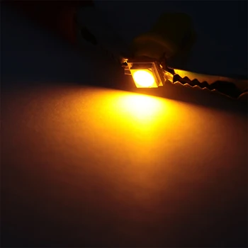 10buc LED Auto cu Ecartament Viteză de Bord Becul de Bord instrument de Lumină Pană Interior Lampa T5 B8.5D Lampa