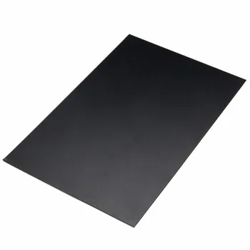 1buc-Negru ABS Durabil Stiren Plastic Foaie de Plat Placa de 1mm x 200mm x 300mm pentru Componente Industriale