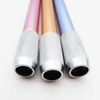 2 buc/set Creion Extensia Instrumente Portabile de Metal Creion Prelungitoare de Papetărie Colorate Multifuncțional Reglabil Creion de Artă Caz Pen