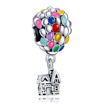 2021Hot vânzare argint 925 cu balonul cu aer cald cu margele pandantiv potrivit pentru original Pandora brățară moda DIY doamnelor bijuterii cadouri