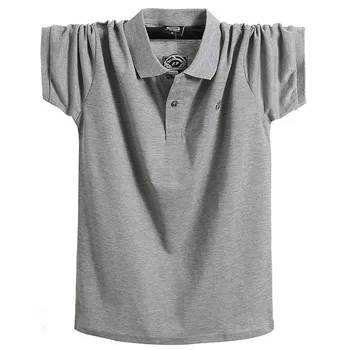 2587-R-Vara, de culoare solidă cu mânecă scurtă t-shirt pentru bărbați V-neck tricou bottom black trend