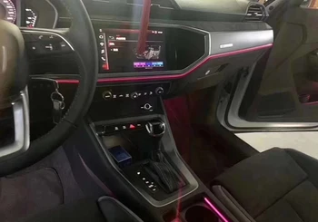30 Culori Set Pentru Audi Q3 Q3L 2019 Control MMI Decorative de Lumină Ambientală cu LED Atmosfera Lampă de Bord iluminate Ambiental Benzi