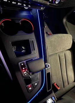 32 Culori Șa Centrală de lumină de Viteze Garnitura de Lumină Ambientală Pentru Audi A4 B9 2017-2021 Lumina de Neon Led Benzi Decor