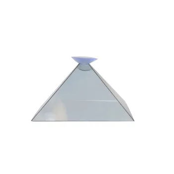 3D Holograma Piramidei Display Proiector Video Stand Universal Pentru Telefon Mobil Inteligent Microfon Stand 3д пирамида на телефон