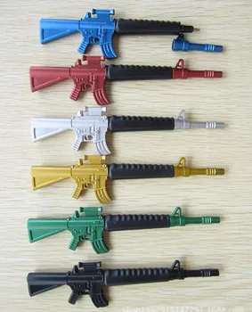 5pcs/lot Noutate pistol de jucărie pix ca scoala staționare , pistol mitralieră pen ca premiu pen pentru baieti 2