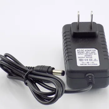 Adaptor de alimentare de 9V 2A 2000 ma 5.5x2.1mm 5.5x2.5mm 1M cablu de alimentare UE NE-adaptor AC 100V-240V Adaptor Convertor 4