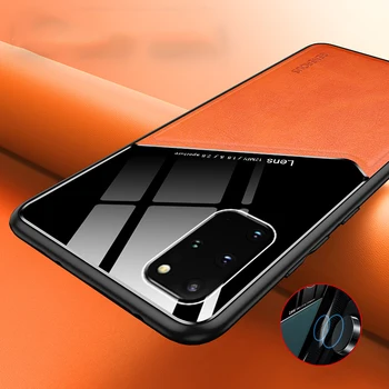Afaceri de lux la șocuri magnetic Built-in Caz Telefon din piele Pentru Samsung Galaxy A02S A02 F62 A21S S20 S21 FE Plus Ultra Acoperi