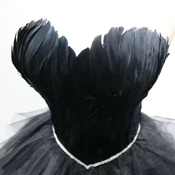 AnXin SH printesa pene Negre de dantelă la Modă rochie de seara gazda ștrasuri din mărgele de cristal strapless etapă mireasa little black Dress