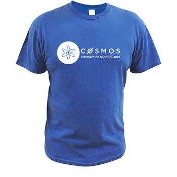 Cosmos Monedă Internet De Blockchain T-shirt ATOM Cryptocurrency Moda Esențial Tee de Vară Moale Bumbac Îmbrăcăminte pentru Bărbați