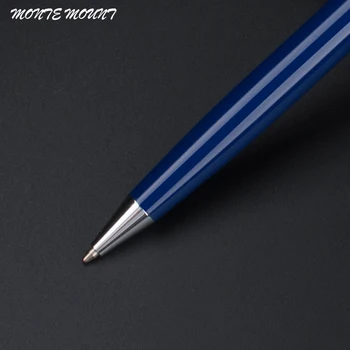 De înaltă Calitate blue Silver Rollerball Pen 0.7 mm Negru Cerneala Refill Metal Pix pentru Elev Rechizite Școlare