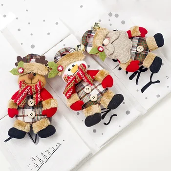 Decorațiuni pentru Bradul de crăciun Moș Crăciun Creative Cârpă Papusa Agățat Ghirlanda Pandantive Decoratiuni de Craciun pentru Casa Ornamente,Q