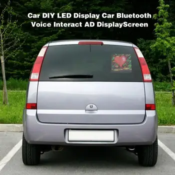 DIY Masina de ANUNȚURI de Afișare pe Ecran Mașină Bluetooth Voice Ecran Interactiv Masina din Spate Fereastră de Mesaj de Bord Afișaj LED pentru IOS Android