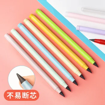 Durabil Macarons Culoare Inkless Veșnică Creion HB Nelimitat de Scris Stilou Fără Cerneală Instrument Schiță Rechizite Școlare Papetărie Cadou 1