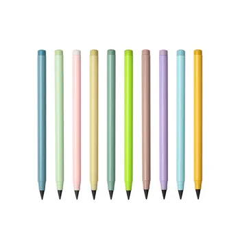 Durabil Macarons Culoare Inkless Veșnică Creion HB Nelimitat de Scris Stilou Fără Cerneală Instrument Schiță Rechizite Școlare Papetărie Cadou 2