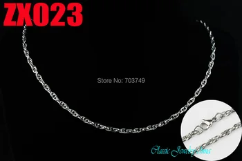 En - gros de 3mm slimsy poftă de mâncare lanț din oțel inoxidabil Bijuterii Barbati colier de sex masculin lanțuri 20buc ZX023 3