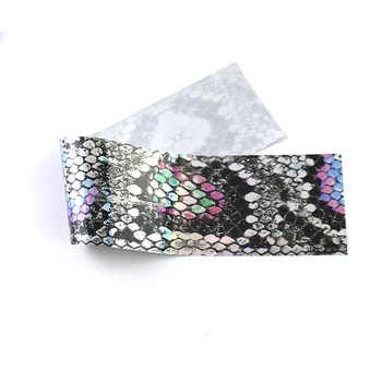 ERUIKA 16pcs/set Șarpe de Design de Unghii Folii 20*4cm Holo Nail Art Transfer Sticke Holografic Decalcomanii de Manichiura Decor
